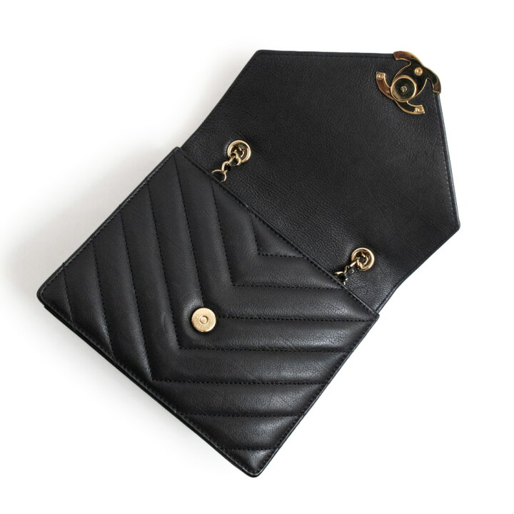 楽天市場】【美品】シャネル CHANEL シェブロン Vステッチ ココマーク 