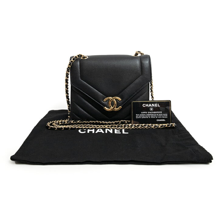楽天市場】【美品】シャネル CHANEL シェブロン Vステッチ ココマーク  