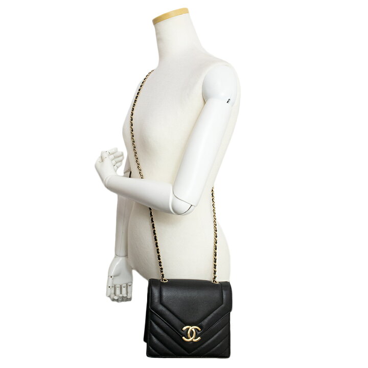楽天市場】【美品】シャネル CHANEL シェブロン Vステッチ ココマーク  