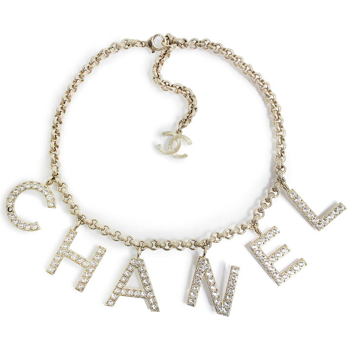 楽天市場】【新品・未使用品】シャネル CHANEL ロゴ ラインストーン 