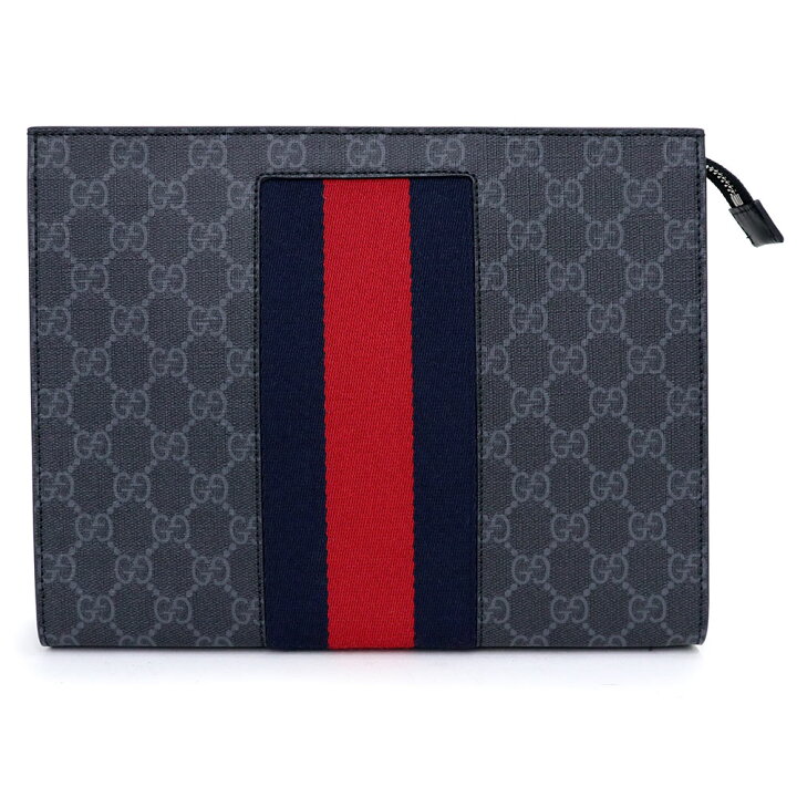 楽天市場】【新品・未使用品】グッチ GUCCI ウェブストライプ クラッチ  