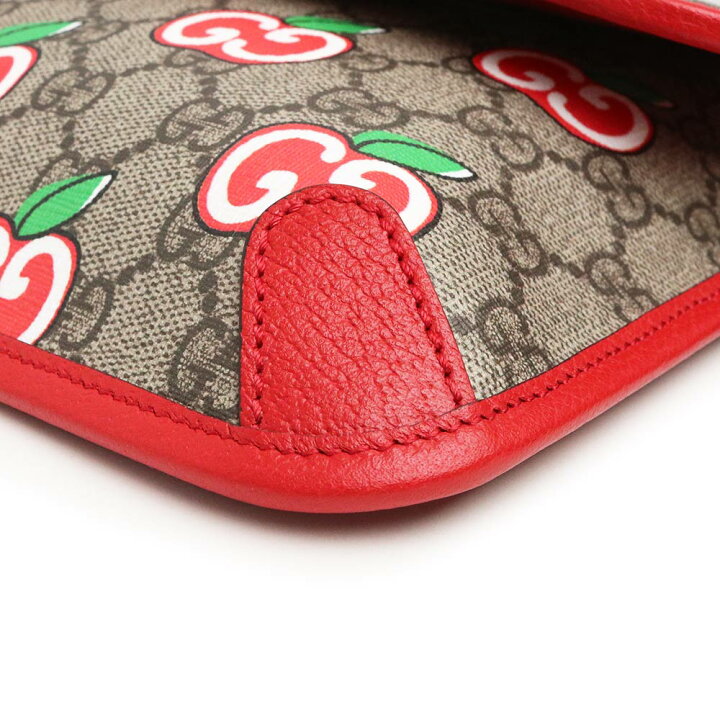 楽天市場】【新品・未使用品】グッチ GUCCI GGアップル プリント 