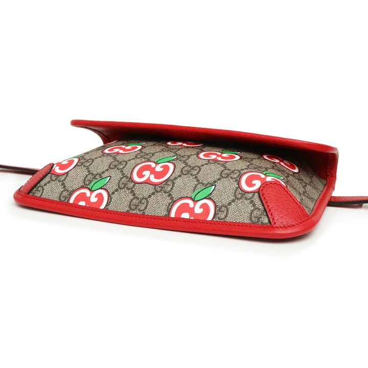 楽天市場】【新品・未使用品】グッチ GUCCI GGアップル プリント 