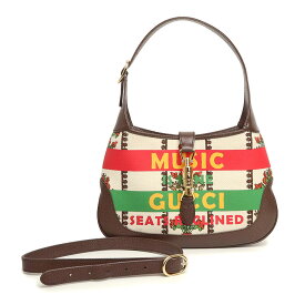 【未使用保管品】グッチ GUCCI ジャッキー 1961 スモール E Barrier＆W Griffin The R 2way ショルダー ハンドバッグ 斜め掛け レザー クラウン ジャカード ブラウン 茶 ゴールド金具 636706