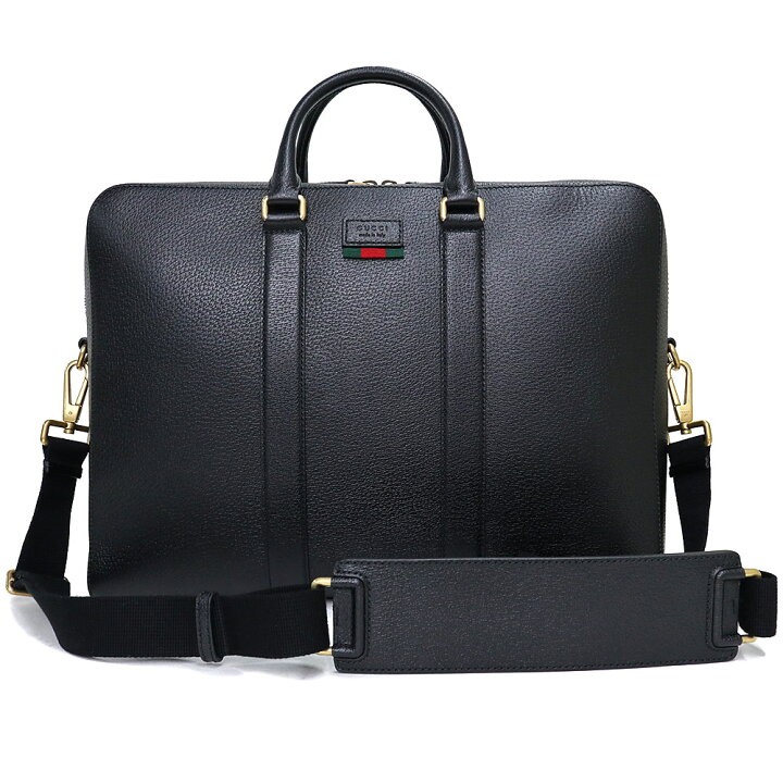 楽天市場】【未使用保管品】グッチ GUCCI ウェブ付き ブリーフケース  