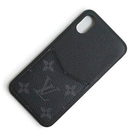 【新品・未使用品】ルイ ヴィトン LOUIS VUITTON IPHONE バンパー XS スマホ 携帯ケース タイガ レザー モノグラムエクリプス ブラック 黒 M67806 箱付