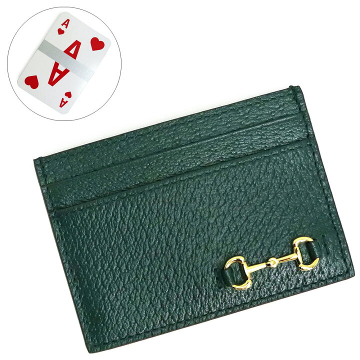 楽天市場】【新品・未使用品】グッチ GUCCI ホースビット カードケース 