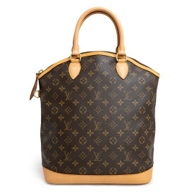 【美品】ルイ ヴィトン LOUIS VUITTON ロックイット ヴェルティカル ハンドバッグ モノグラム ヌメ革 レザー ブラウン 茶 ゴールド金具 M40103