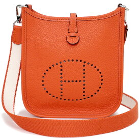 【新品・未使用品】エルメス HERMES エヴリン エブリン TPM アマゾン 16 ショルダーバッグ 斜め掛け トリヨンクレマンス レザーフー オレンジ ブラン シルバー金具 T刻印