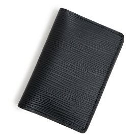 【新品・未使用品】ルイ ヴィトン LOUIS VUITTON オーガナイザー ドゥ ポッシュ 名刺 定期入れ パス カードケース エピレザー ノワール ブラック 黒 M60642 箱付