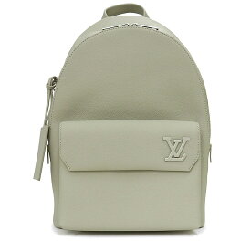 【新品・未使用品】ルイ ヴィトン LOUIS VUITTON テイクオフ バックパック LV アエログラム リュック デイパック カウハイドレザー ライトカーキ シルバー金具 M22503