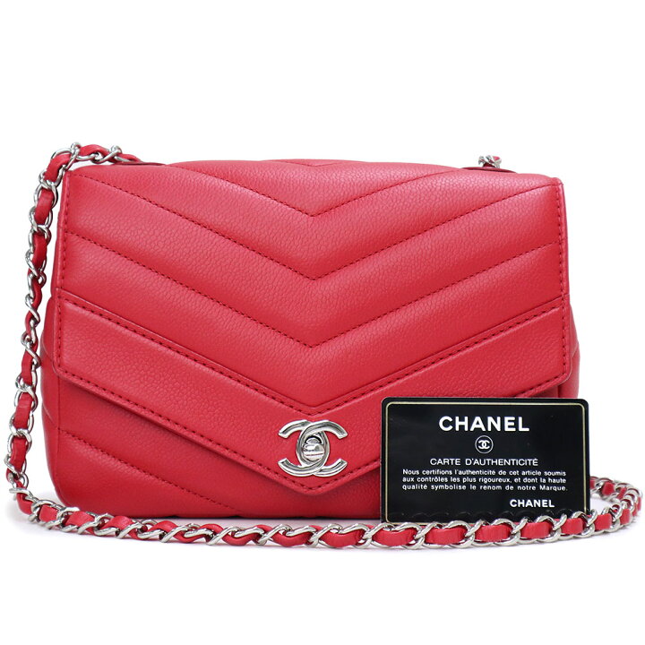 楽天市場】【未使用 展示品】シャネル CHANEL シェブロン Vステッチ 