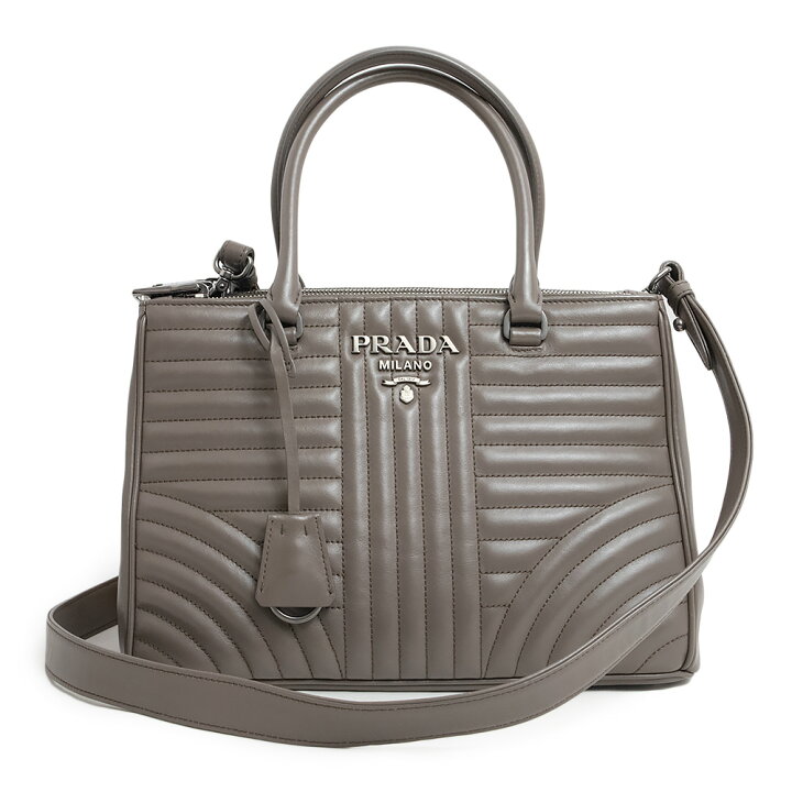 新品未使用 PRADA 2 way ハンドバッグ グレージュ（【楽天市場】2way 