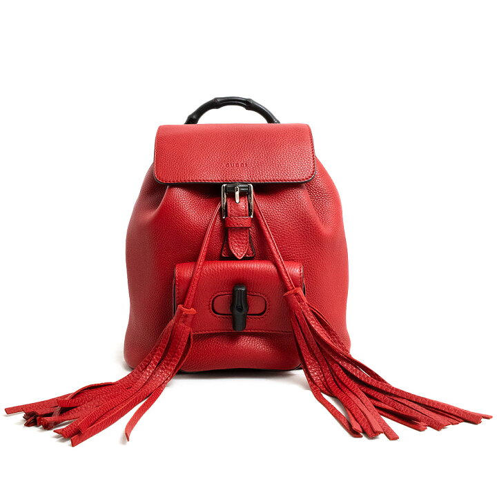 楽天市場】【未使用 展示品】グッチ GUCCI バンブー フリンジ ミニ 