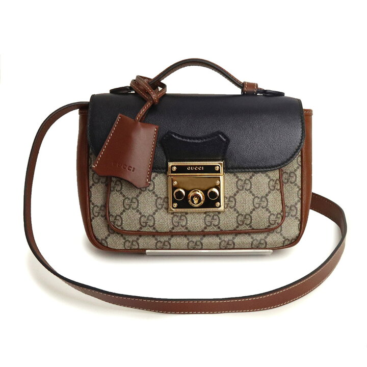 楽天市場】【新品・未使用品】グッチ GUCCI パドロック ミニ 2WAY 
