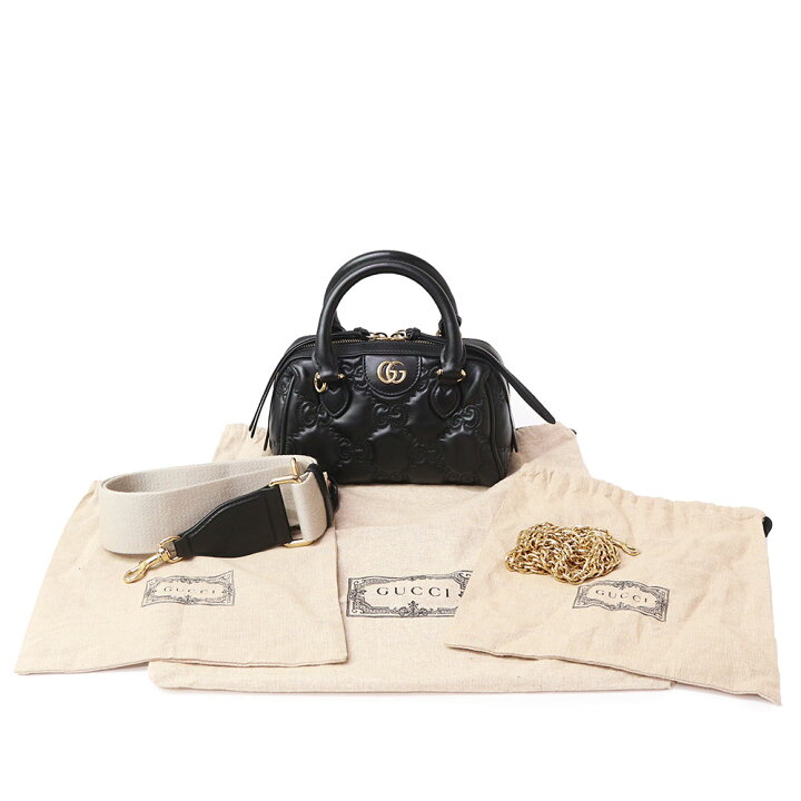 楽天市場】【未使用 展示品】グッチ GUCCI GGマトラッセ レザー ミニ 