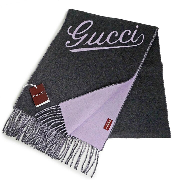 楽天市場】【新品・未使用品】グッチ GUCCI スクリプト スカーフ 