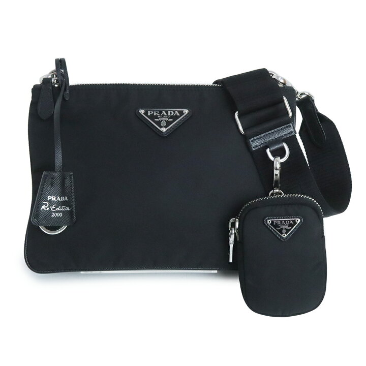 楽天市場】【中古】プラダ PRADA 三角ロゴプレート ショルダーバッグ  