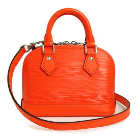 【新品・未使用品】ルイ ヴィトン LOUIS VUITTON ナノ アルマ 2way ショルダー ハンドバッグ 斜め掛け エピレザー オレンジ シルバー金具 M82404