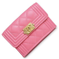 楽天市場】シャネル boy chanel（形状（財布）三つ折り財布  