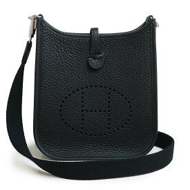 【未使用　展示品】エルメス HERMES エヴリン エブリン TPM アマゾン 16 ショルダーバッグ 斜め掛け トリヨンクレマンス レザー ノワール ブラック 黒 シルバー金具 U刻印