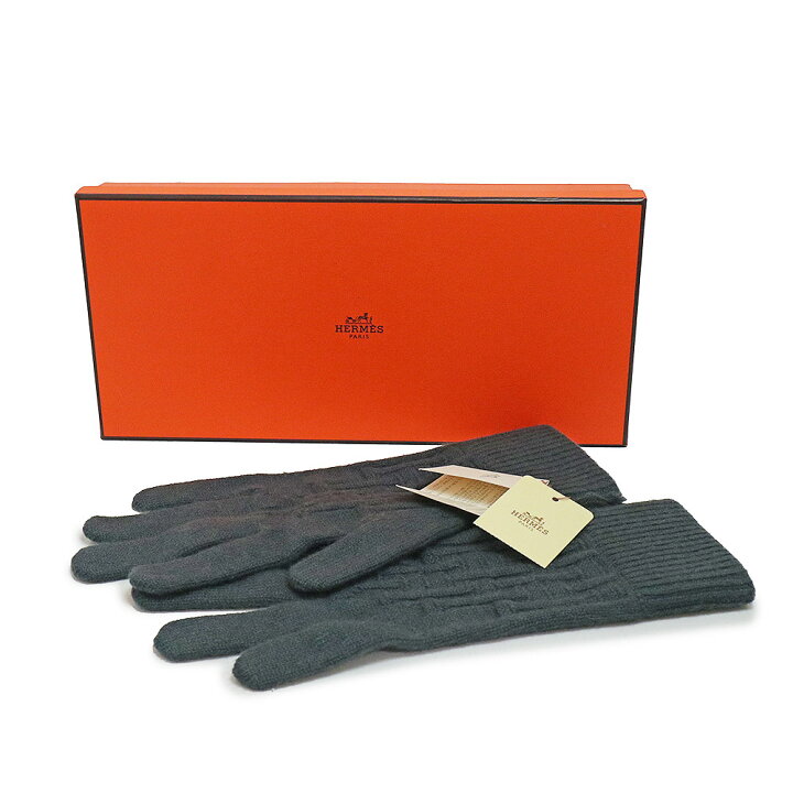 楽天市場】【新品・未使用品】エルメス HERMES パコ 手袋 グローブ S 