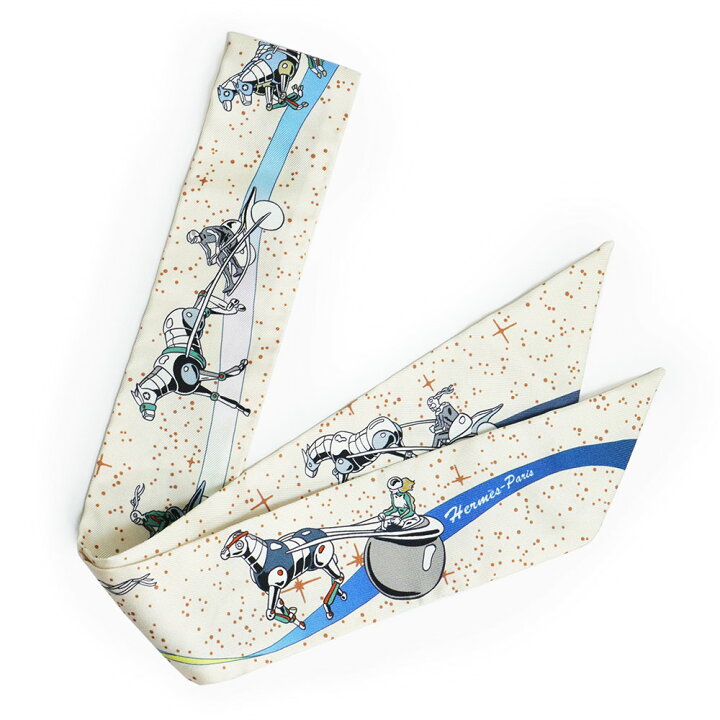 楽天市場】【新品・未使用品】エルメス HERMES ツイリー Space Derby 