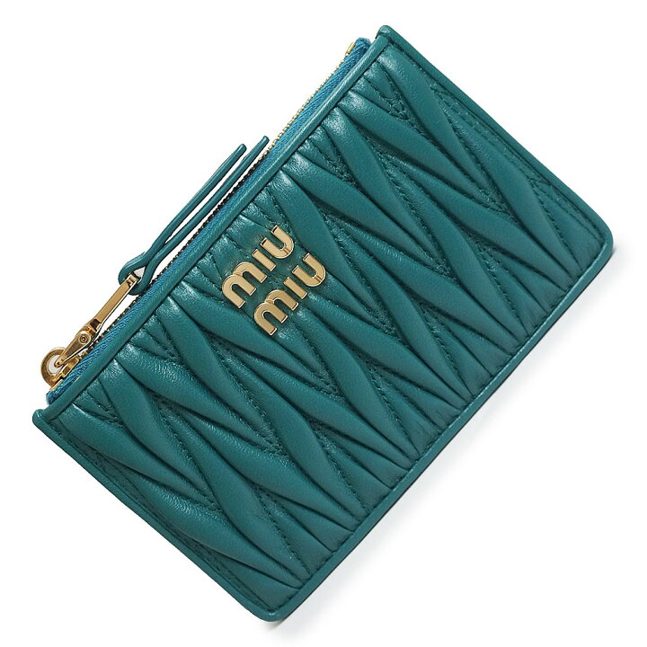 楽天市場】【新品・未使用品】ミュウミュウ miu miu ギャザー ポーチ  