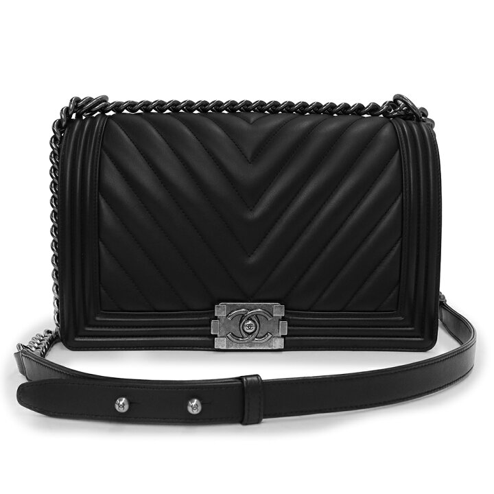 楽天市場】【美品】シャネル CHANEL ココマーク シェブロン Vステッチ 