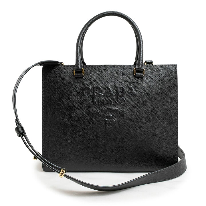 楽天市場】【新品・未使用品】プラダ PRADA ミディアム エンボス ロゴ 