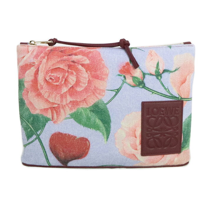 楽天市場】【新品・未使用品】ロエベ LOEWE ローズ オブロングポーチ 