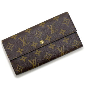【未使用　展示品】ルイ ヴィトン LOUIS VUITTON ポルトフォイユ サラ 二つ折り長財布 モノグラム ブラウン 茶 ゴールド金具 M61734 箱付