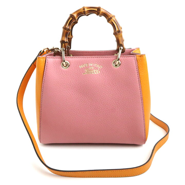 楽天市場】【未使用 展示品】グッチ GUCCI ​レザー バンブー  