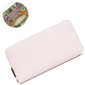【新品・未使用品】エルメス HERMES アザップ ロング シルクイン Animapolis アニマポリス ラウンドファスナー ジップ 長財布 ヴォーエプソン レザー モーヴペール ヴェールペール ピンク シルバー金具 W刻印 箱付