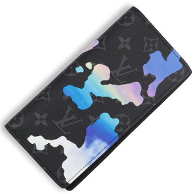 【新品・未使用品】ルイ ヴィトン LOUIS VUITTON ルーム ウィズ ア ビュー ポルトフォイユ ブラザ 二つ折り長財布 モノグラムエクリプス ノワール シルバー金具 M81752 箱付