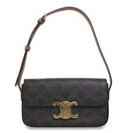【新品・未使用品】セリーヌ CELINE クロード トリオンフ ショルダーバッグ トリオンフキャンバス タン ブラウン ゴールド金具 94142CUZ.04LU