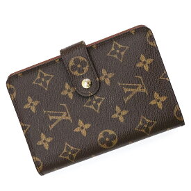 【未使用保管品】ルイ ヴィトン LOUIS VUITTON ポルトパピエ ジップ 二つ折り財布 モノグラム ブラウン ゴールド金具 M61207