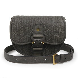【未使用　展示品】クリスチャンディオール Christian Dior DIOR TEARS ディオール ティアーズ ギャロップ ミニ ショルダーバッグ 斜め掛け カーフスキン レザー ムートン ブラウン グレー アンティークゴールド金具 1ADPO033MAE