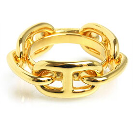 【新品・未使用品】エルメス HERMES シェーヌダンクル Anneau de carre Regate レガート ルガテ スカーフリング ゴールド 箱付