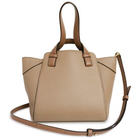 【未使用　展示品】ロエベ LOEWE ハンモック ナゲット 2WAY ショルダー ハンドバッグ 斜め掛け ソフトグレインカーフ レザー サンド ベージュ ゴールド金具 A538H04X06