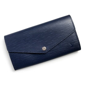【新品・未使用品】LOUIS VUITTON ルイ ヴィトン M60585 ポルトフォイユ サラ エピレザー アンディゴブルー ネイビー 二つ折り長財布 シルバー金具 箱付