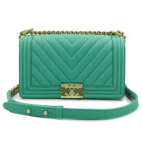 楽天市場】CHANEL ボーイ シャネル（カラーグリーン）（レディース 