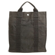 【中古】HERMES エルメス エールライン アド MM キャンバス グレー リュック デイパック バックパック シ…