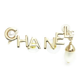【新品・未使用品】CHANEL シャネル AB9508 ロゴ パール ゴールド ピアス 箱付
