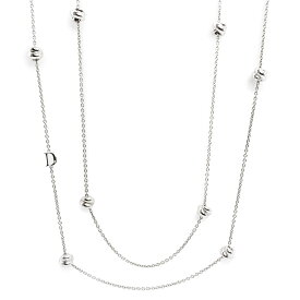 【中古】Damiani ダミアーニ ゴミトロ SV925 1Pダイヤモンド シルバー ロング チェーン ネックレス