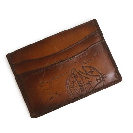 【未使用　展示品】Berluti ベルルッティ 235726 バンブー カードホルダー ヴェネチアカーフレザー CACAO INTENSO カカオインテンソ ブラウン カードケース 名刺入れ 定期入れ パスケース