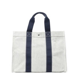 [中古] HERMES エルメスボラボラ トートネイビー/ベージュトワルアッシュA