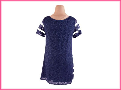 楽天市場 中古 マーキュリーデュオ Mercuryduo ワンピース 半袖 ミニ丈 レディース Fサイズ クルーネック ネイビー ホワイト マーキュリーデュオ T ブランドデポ Tokyo