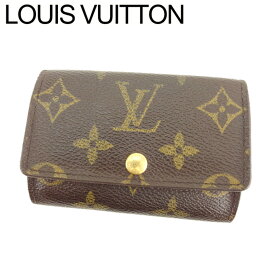 【冬のTHEセール 30%OFF】ルイ ヴィトン Louis Vuitton キーケース 6連キーケース レディース メンズ ミュルティクレ6 ブラウン ベージュ ゴールド モノグラムキャンバス 【ルイ・ヴィトン】 F1366 【中古】