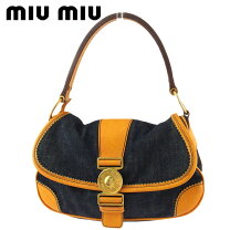 楽天市場】MiuMiu デニムバッグの通販